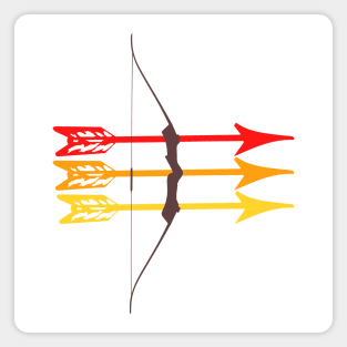 Ombre Bow and Arrow - Sagittarius Archer Magnet